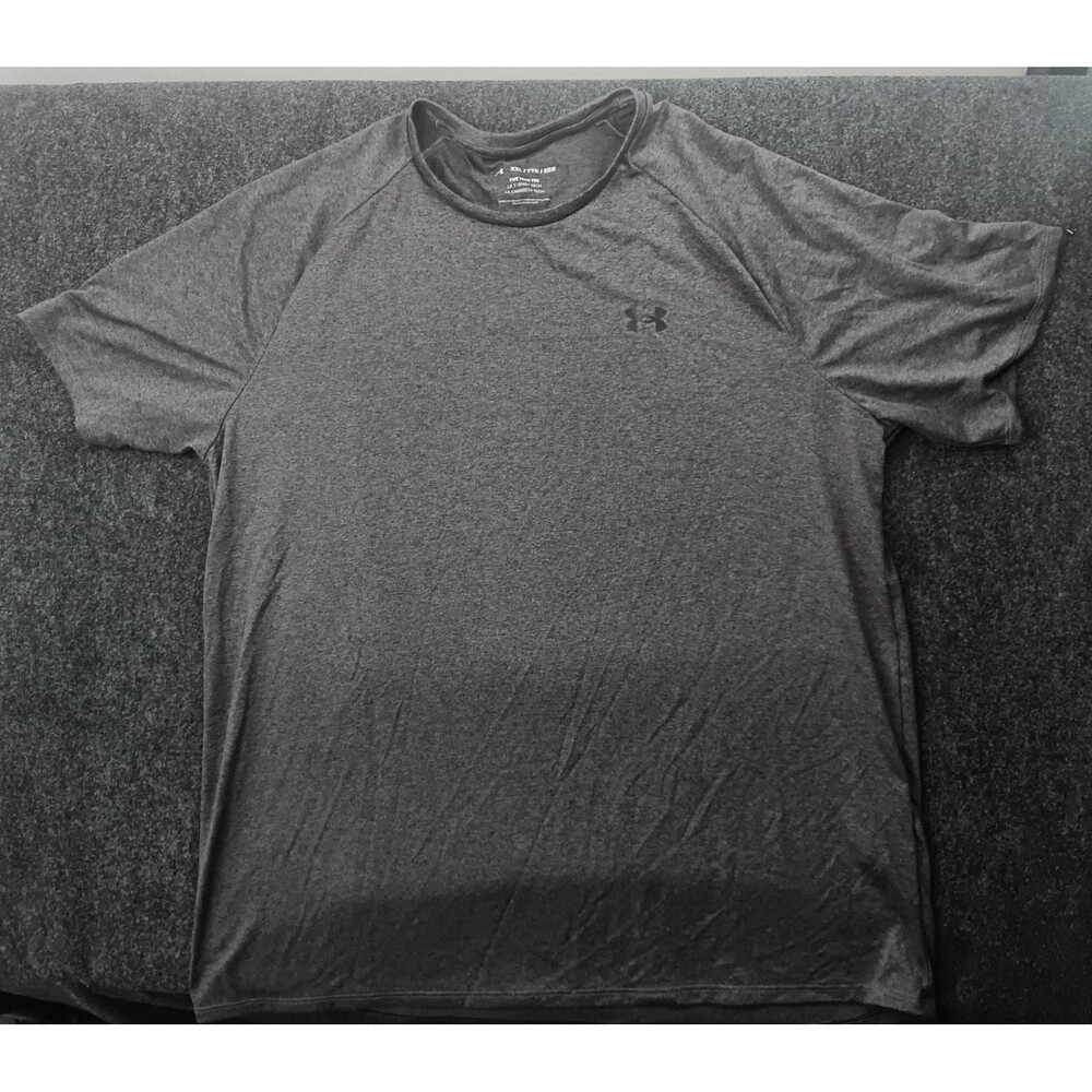 Under Armour The Tech Tee Men's Short Sleeve Athletic T-Shirt Gray XXL